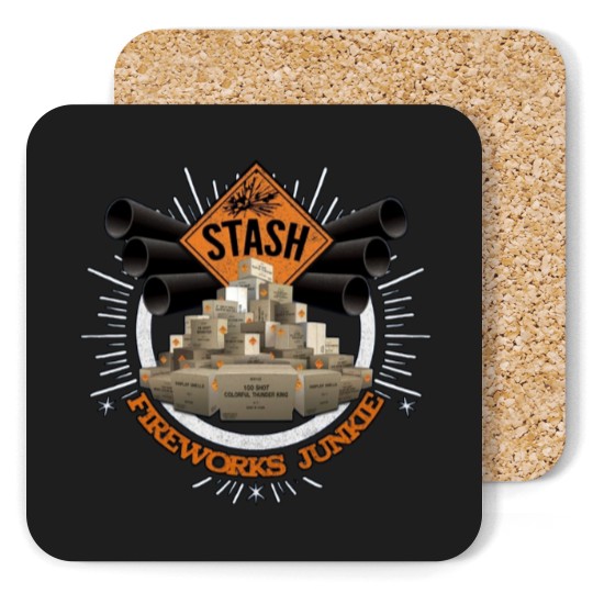 Discover Stash Fireworks Junkie - Fireworks - Coasters