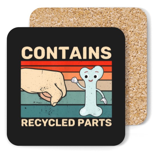 Discover Contains Recycled Parts Bone Marrow Transplant Recipient Coasters