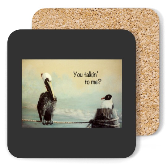 Discover Brown Pelican & Seagull Coasters