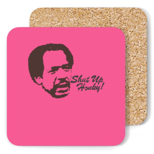 Discover Shut Up Honky ! Jefferson cleaners - American sitcom 80s tv Coasters