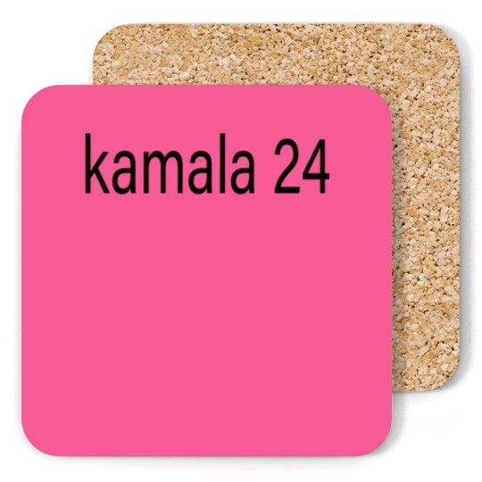 Discover Kamala Harris 2024 Green Coasters Coasters | Coconut Tree Summer Brat Vibes