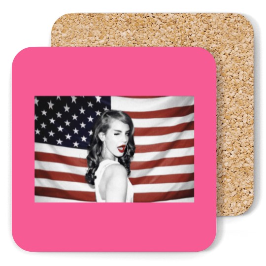 Discover Lana Del Rey American Flag Hipster Dope Mens Coasters