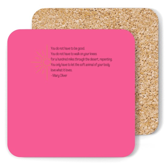 Discover Wild Geese | Mary Oliver Coasters