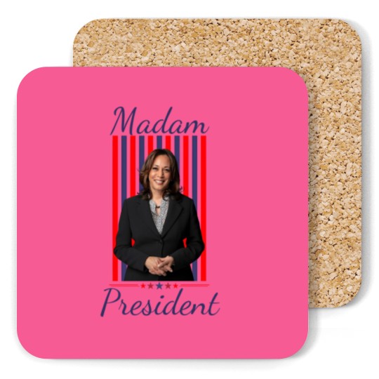 Discover Kamala Harris Presidential Coaster - Madam President