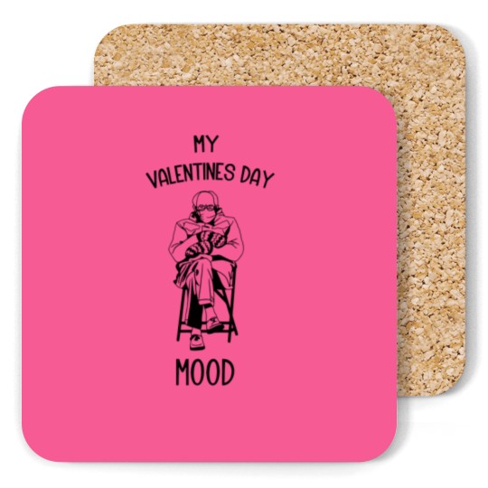 Discover Bernie Sanders Coasters with Mittens Design