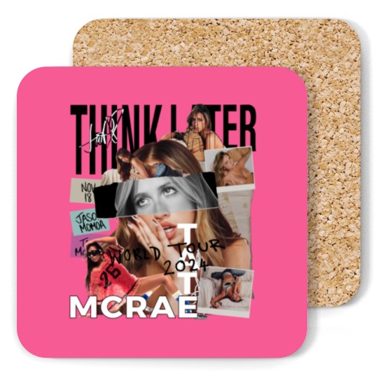 Discover Tate Mcrae Coasters, Think Later World Tour 2024 Coasters