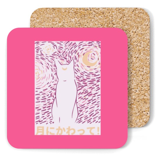 Discover Sailor Moon Cat, Luna Artemis Coasters
