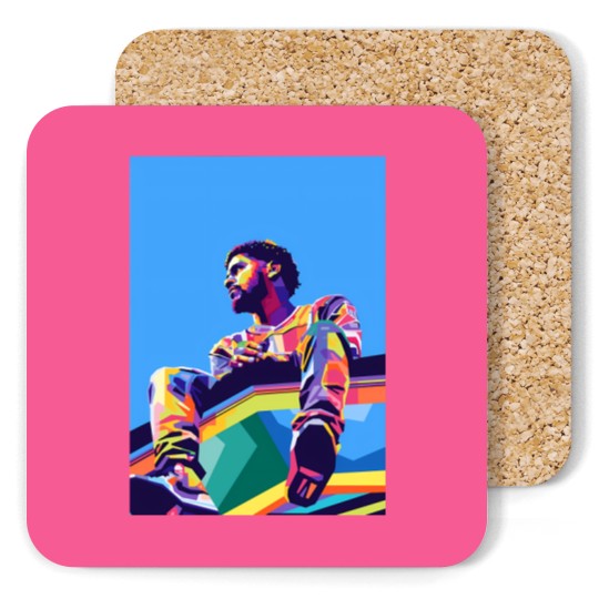 Discover J Cole Wpap Pop Art - J Cole - Coasters