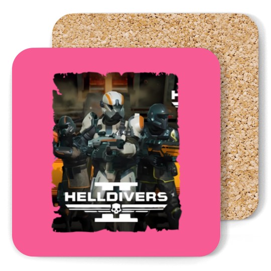 Discover Helldivers Minimalist Coasters, Helldivers Coasters