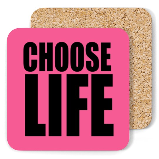 Discover George Michael Choose Life Coasters, 80s Slogan Coasters, Celebrity Retro Vintage Coasters