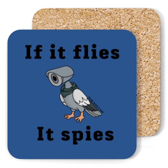 Discover if it flies, it spies Coasters