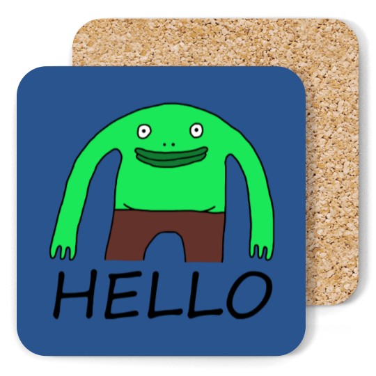 Discover Smiling friends Mr Frog sticker Sticker Coasters