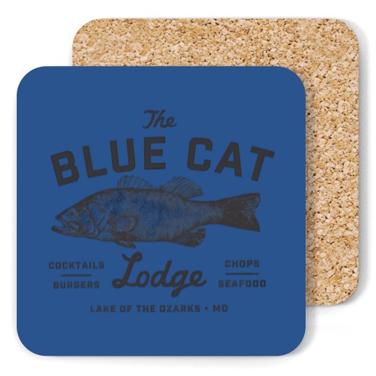 Discover Ozark Blue Cat Lodge Coasters Classic Unisex Missouri Coasters