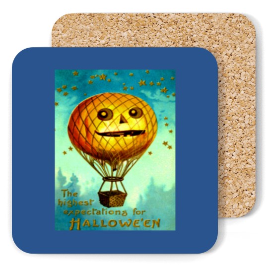 Discover Jack O' Lantern Air Balloon Coasters