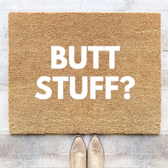 Discover Butt Stuff Funny Novelty Coir Doormats Coir Doormats