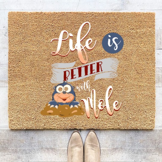 Discover Life is better with a Mole Moles Coir Doormats