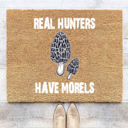 Discover Morel Mushroom Coir Doormats Real Hunters Have Morels Coir Doormats