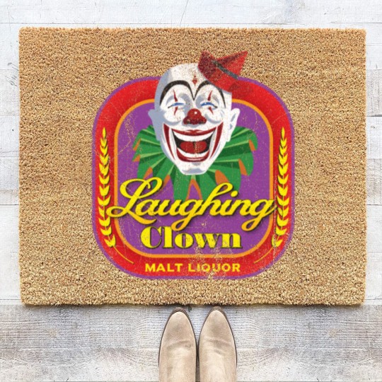Discover Laughing Clown Malt Liquor Coir Doormats