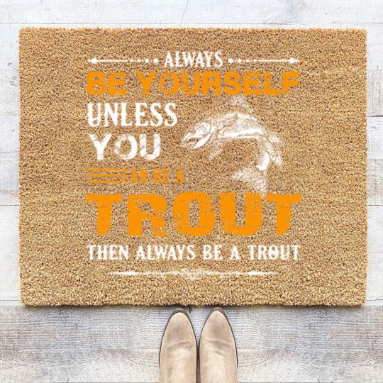 Discover Trout Fish Coir Doormats Coir Doormats