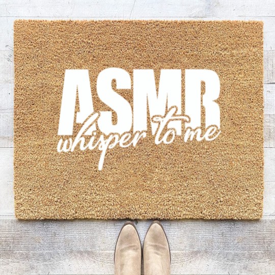 Discover ASMR Whisper To Me Coir Doormats