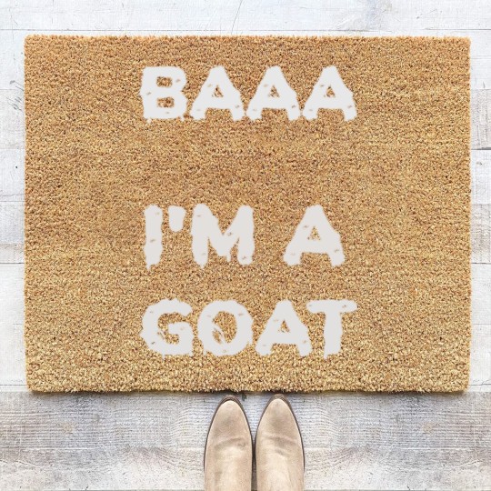 Discover Minimalist Costume Lazy Funny Party Decor Goat Sounds - Goat Costume Adult Baby Kids Decor - Coir Doormats