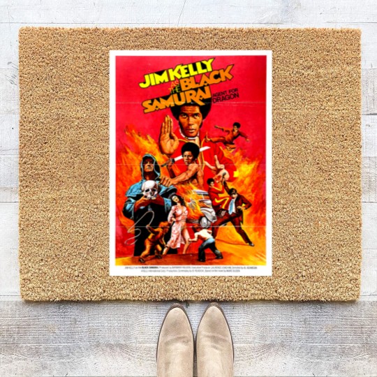 Discover Black Samurai - Blaxploitation - Coir Doormats