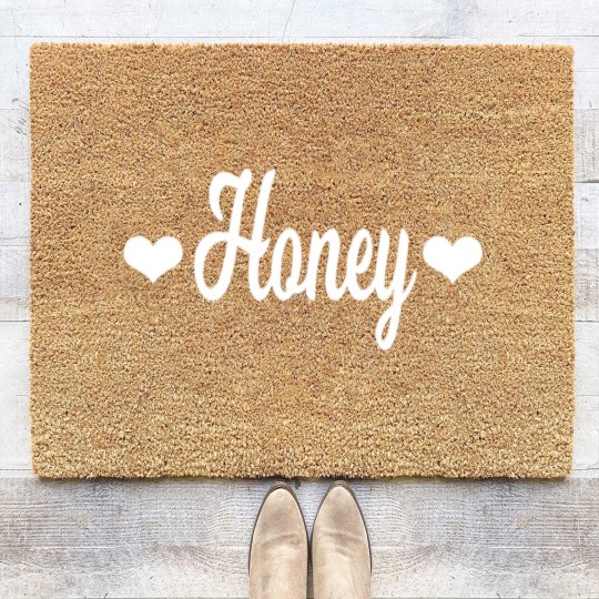 Discover That Says Honey Coir Doormats