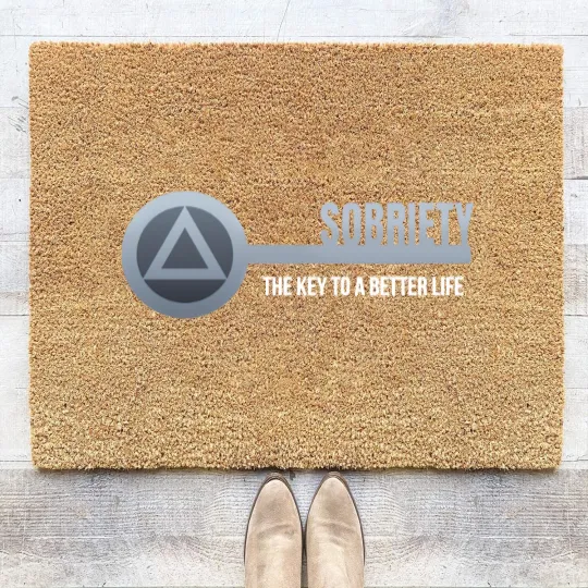 Discover Sobriety Key - Sobriety - Coir Doormats
