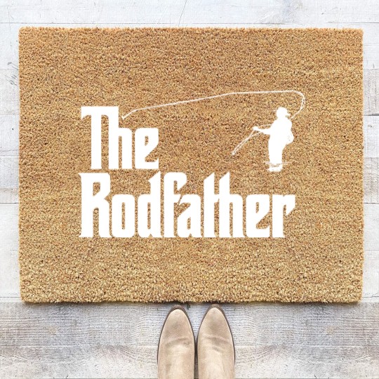 Discover The Rodfather - The Godfather - Coir Doormats