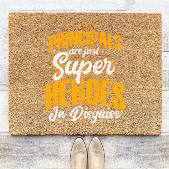 Discover Coir Doormats for principal as a gift - superhero Coir Doormats