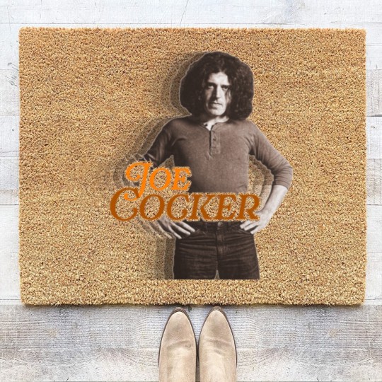Discover Retro Joe Cocker Fade Tribute - Joe Cocker - Coir Doormats