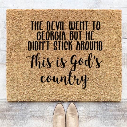 Discover This is God's country - Blake Shelton - Coir Doormats