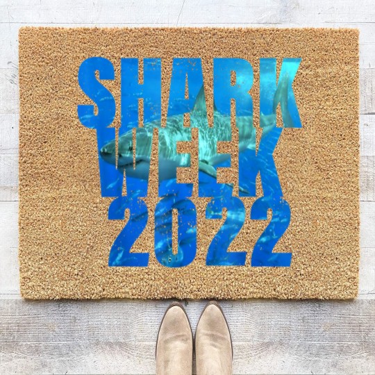 Discover Shark Week 2022 V-Neck Coir Doormats