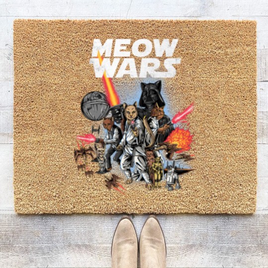 Discover Cat Meow Wars Cat Wars Cat Coir Doormats