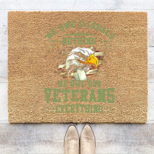 Discover We Owe Our Veterans Everything Coir Doormats