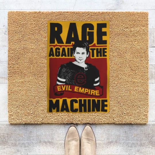 Discover Hot Topic Rage Against Evil Empire Poster Coir Doormats