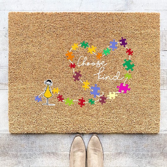 Discover Choose Kind Coir Doormats