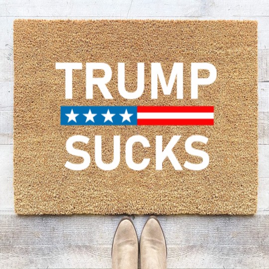 Discover Trump Sucks Coir Doormats