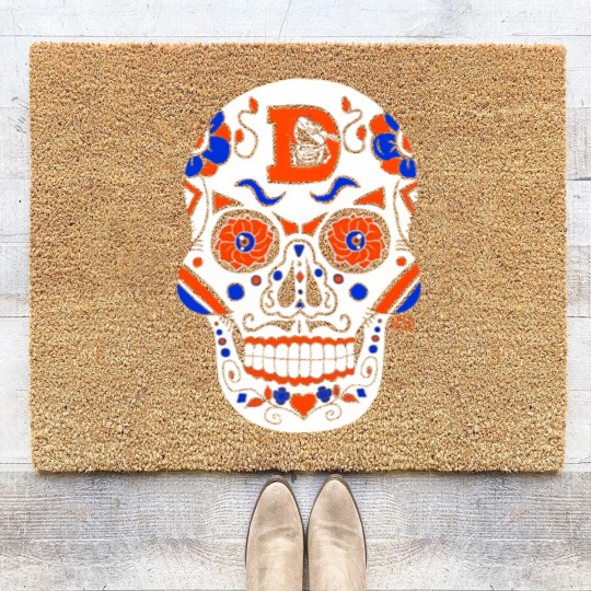 Discover America's Finest Apparel Denver Sugar Skull - Men's Coir Doormats