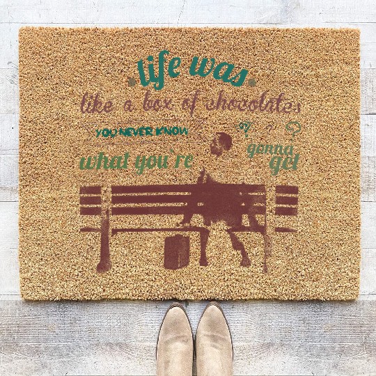 Discover Life is Like A Box of Chocolates  Unisex Coir Doormats