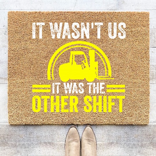 Discover Forklift Driver Forklift Operator Coir Doormats