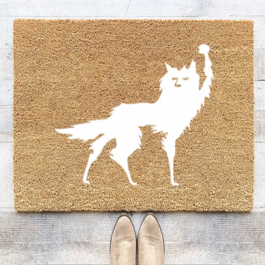 Discover Fantastic Mr Fox - Wolf - Canis Lupus - Simple - Fantastic Mr Fox - Coir Doormats
