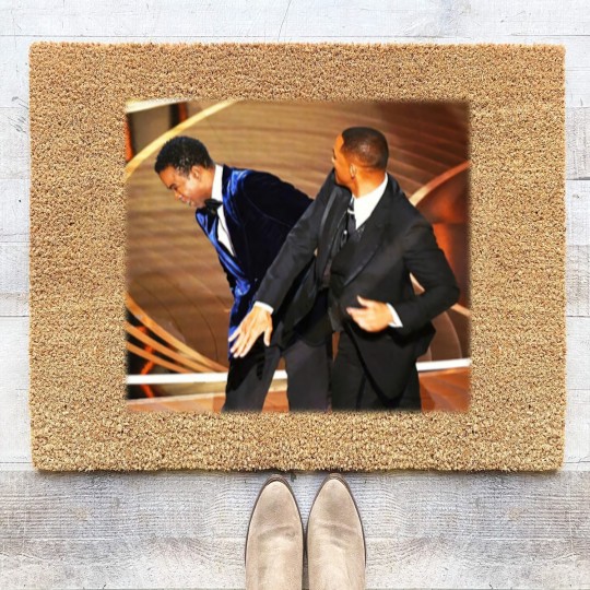 Discover Will Smith Slap Chris Rocks At Oscar Essential Coir Doormats