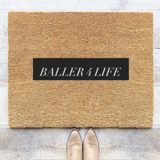 Discover BALLER 4 LIFE MERCH Coir Doormats