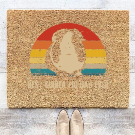Discover Best Guinea Pig Dad Ever Coir Doormats Pig Daddy Coir Doormats