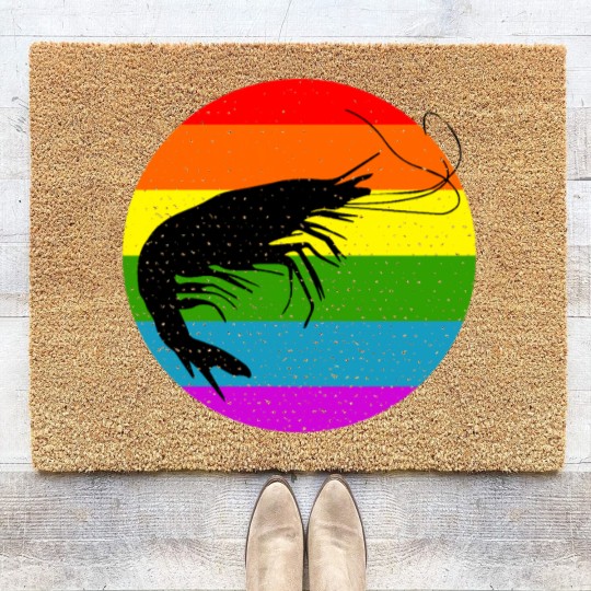 Discover Rainbow Shrimp Coir Doormats