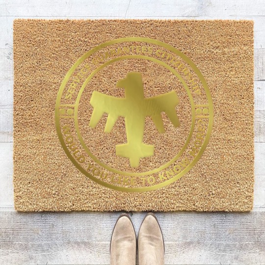Discover Service Guarantees Citizenship. - Starship Troopers - Coir Doormats