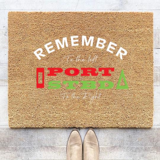 Discover PORT STARBOARD Coir Doormats