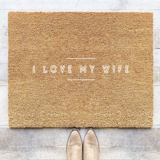 Discover I Love My Wife Coir Doormats I Love my Wife