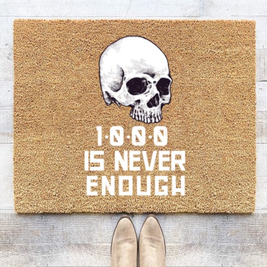 Discover 1000 Is Never Enough Recovery Alcoholic - Alcoholics Anonymous - Coir Doormats